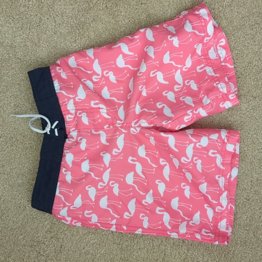 Janie and Jack Flamingo Swim Shorts